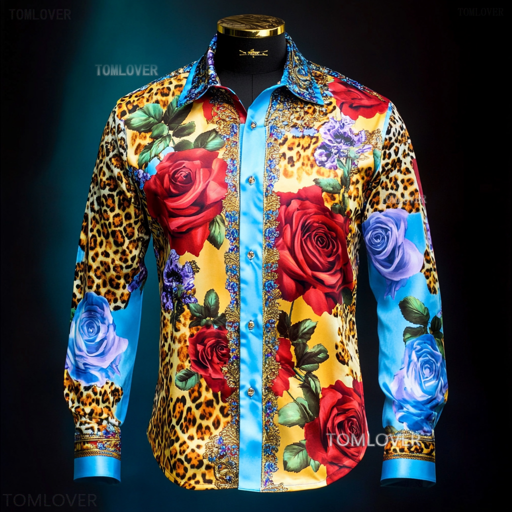 2025 Best Men's Unique Luxe Collection Classic Casual Shirt