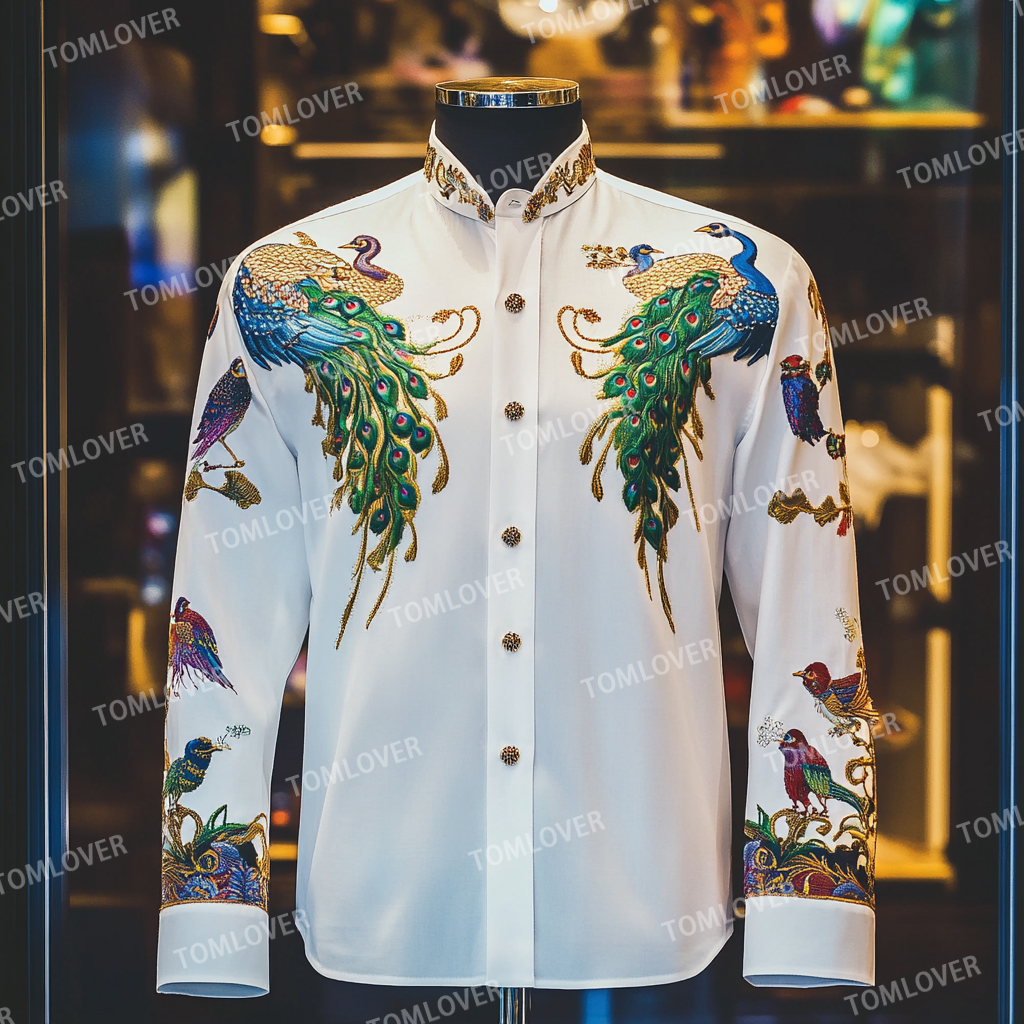 2025 Best Men's Unique Luxe Collection Classic Casual Shirt