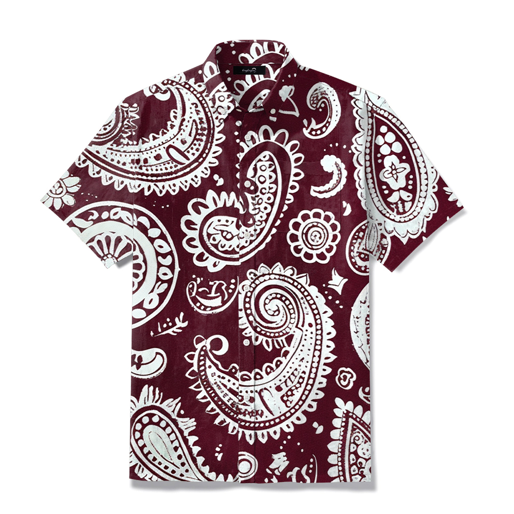 Super Soft Elegant Fashion Charm Print For Men Hawaiian Shirt 