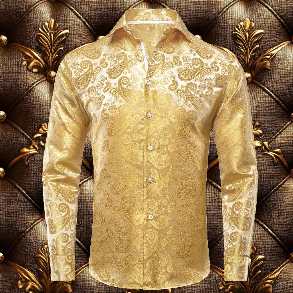 Silk Luxury Business VIP Exclusive Designer unique Luxe Collection long Shirt High Elasticity
