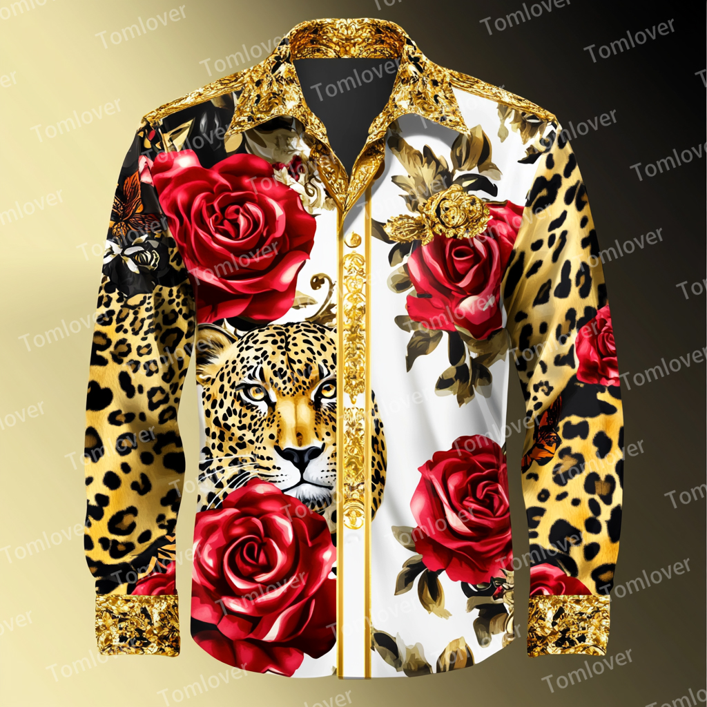 2025 Best Men's Unique Luxe Collection Classic Casual Shirt