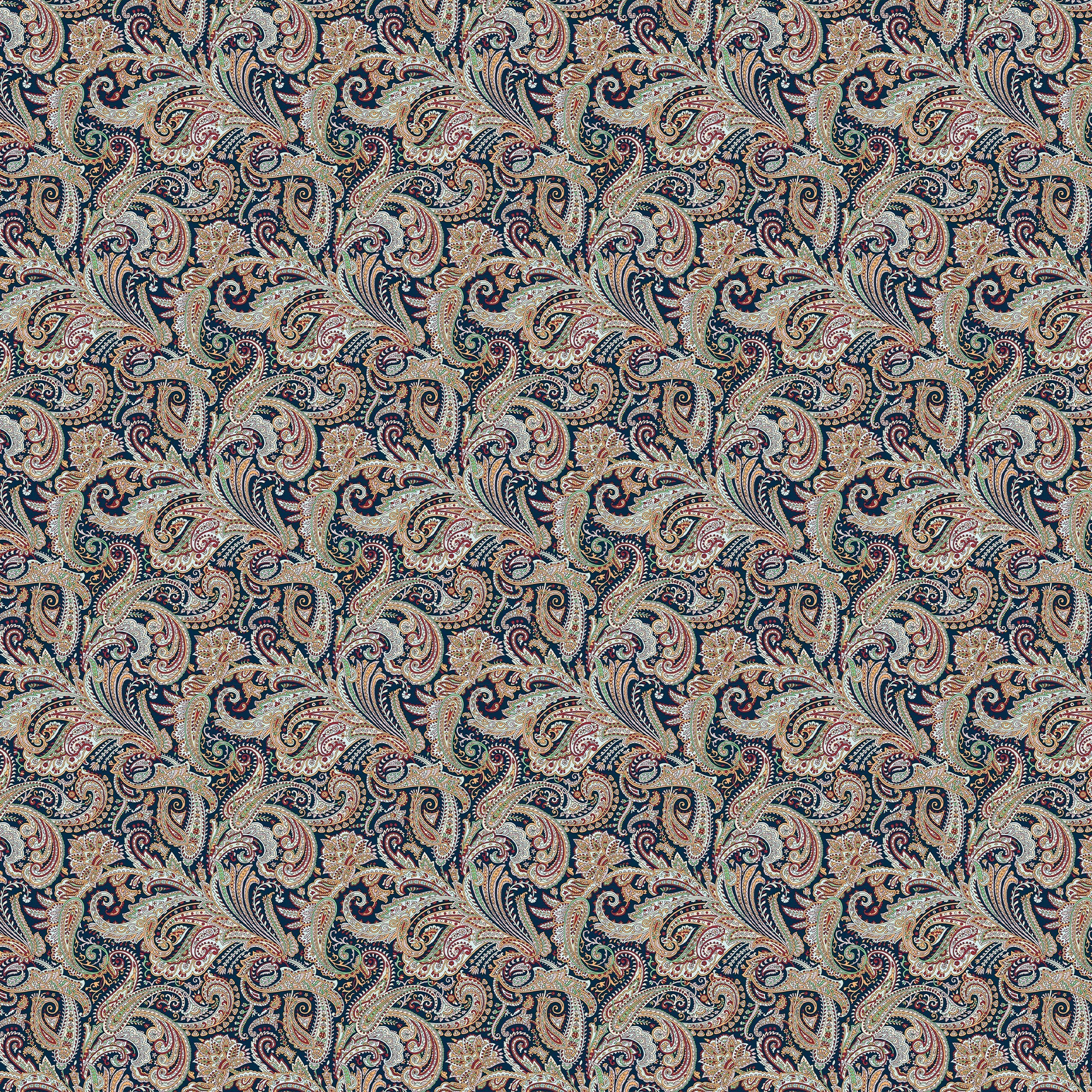 Men's Mid Cotton Button-down Aloha Shirt fashion printed pattern long-sleeved Shirt