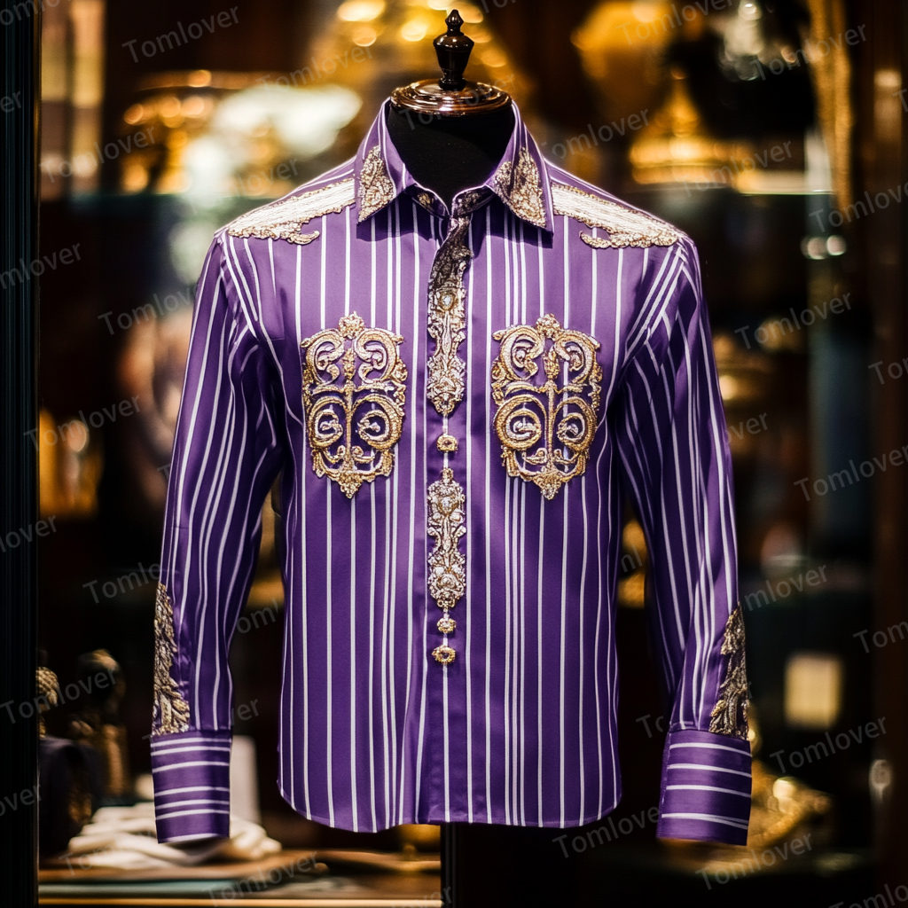 2025 Best Men's Unique Luxe Collection Classic Casual Shirt