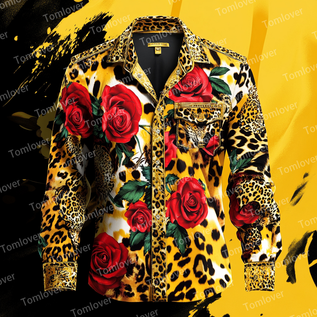 2025 Best Men's Unique Luxe Collection Classic Casual Shirt