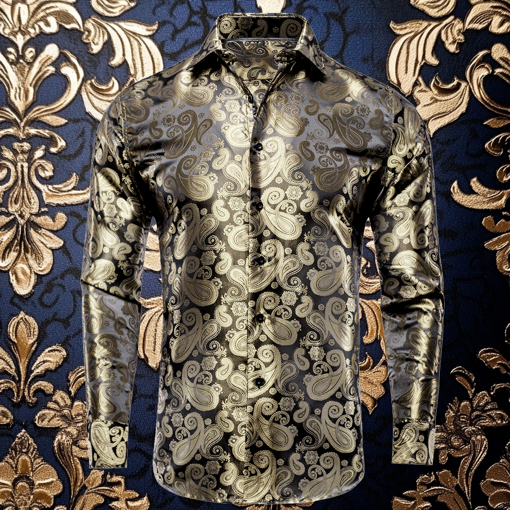 Silk Luxury Business VIP Exclusive Designer unique Luxe Collection long Shirt High Elasticity