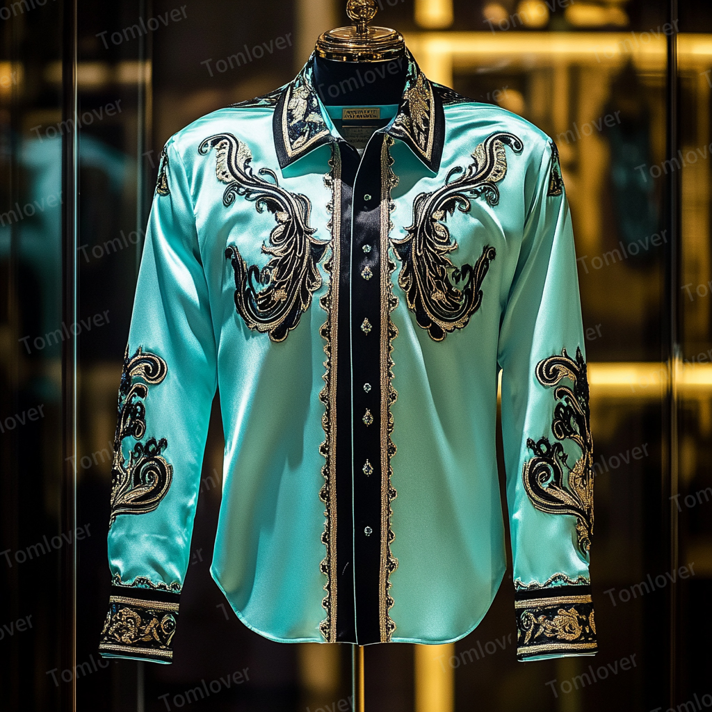 2025 Best Men's Unique Luxe Collection Classic Casual Shirt