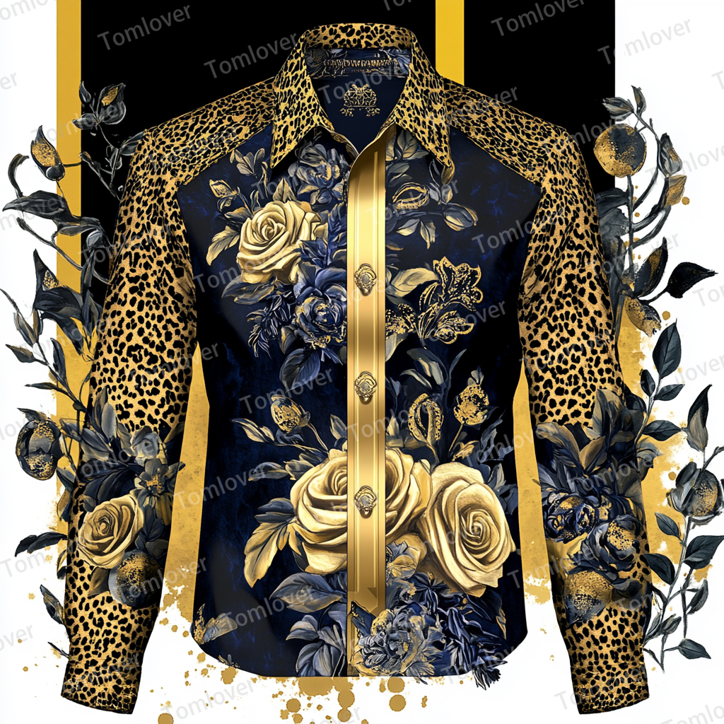 2025 Best Men's Unique Luxe Collection Classic Casual Shirt