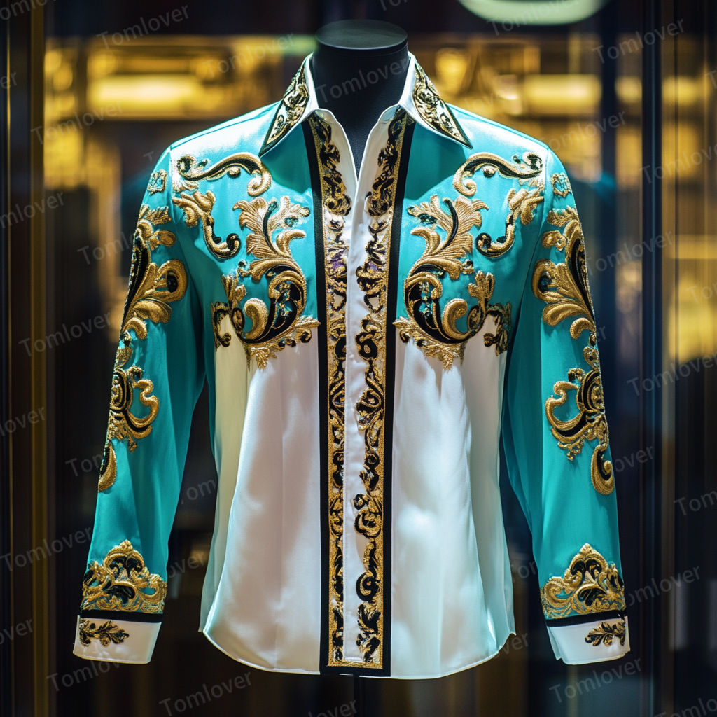 2025 Best Men's Unique Luxe Collection Classic Casual Shirt