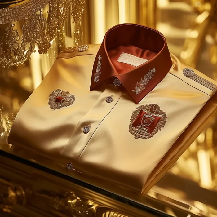 Men's Satin Luxury Business Long Sleeve Shirt