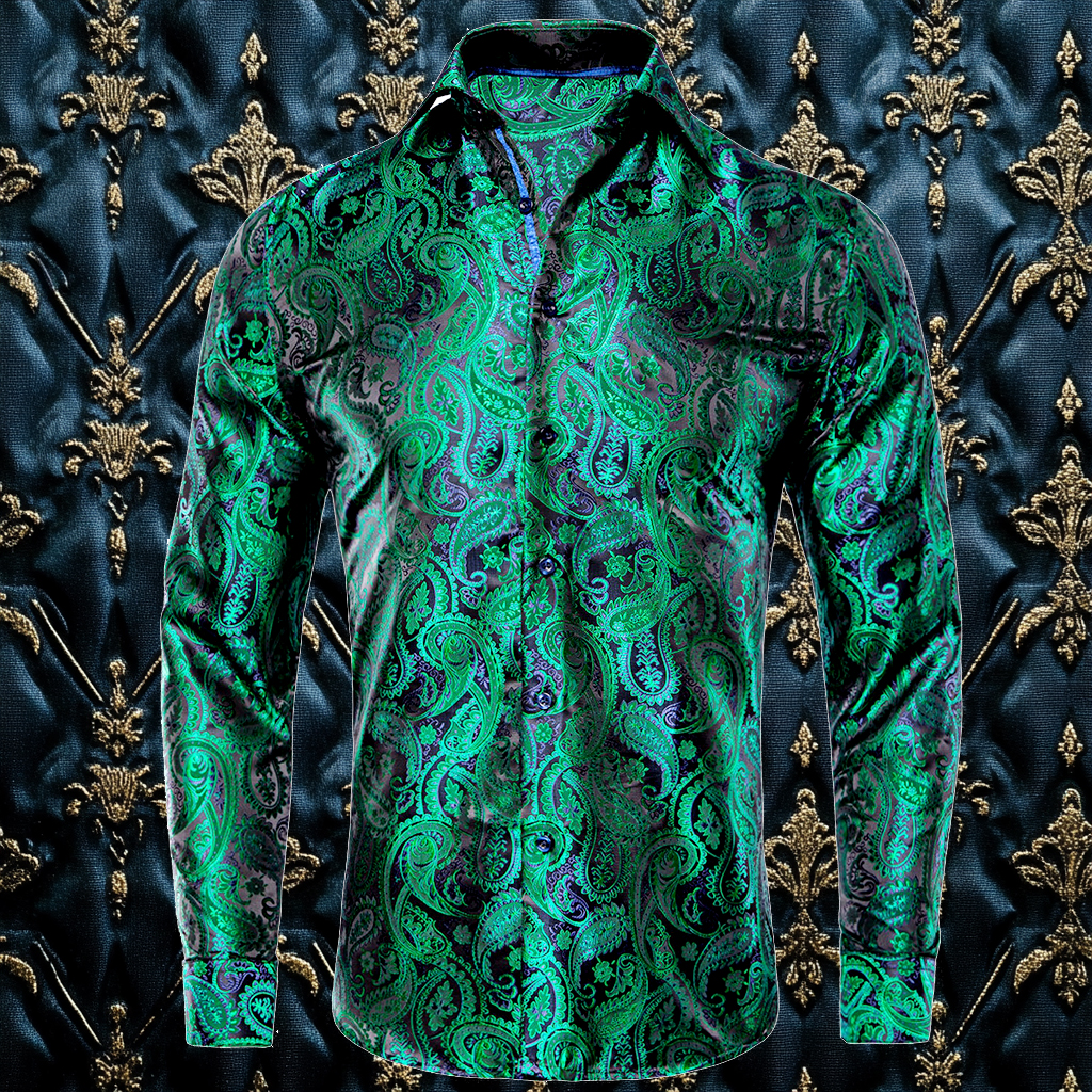 Silk Luxury Business VIP Exclusive Designer unique Luxe Collection long Shirt High Elasticity
