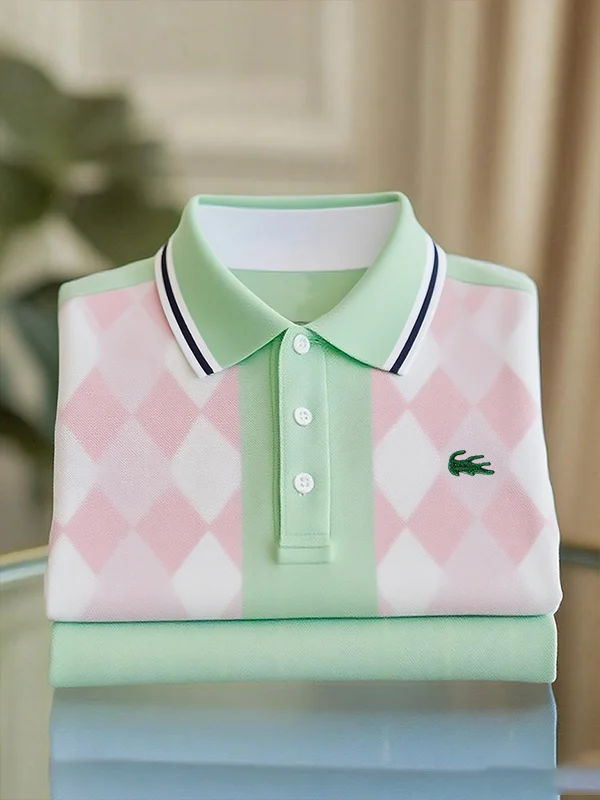 Men's Business Short Sleeve Polo Shirt