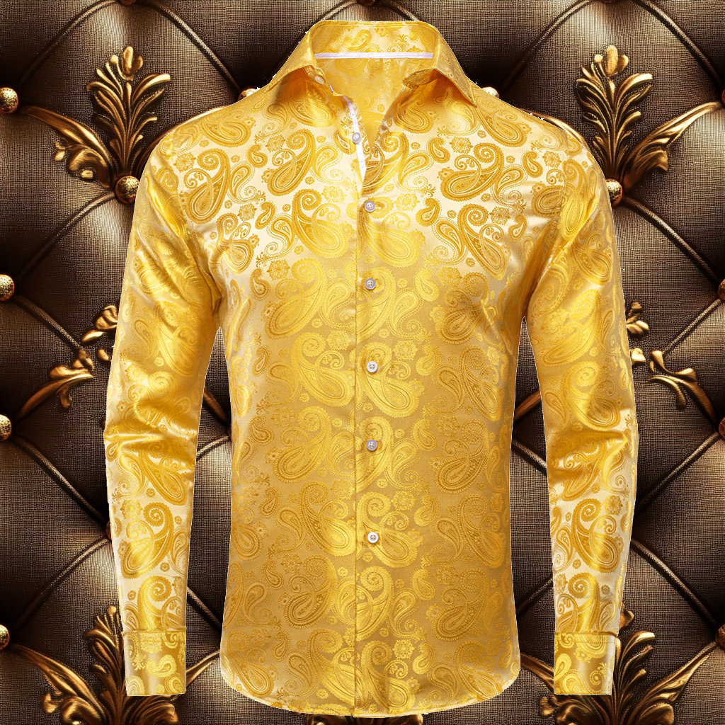 Silk Luxury Business VIP Exclusive Designer unique Luxe Collection long Shirt High Elasticity