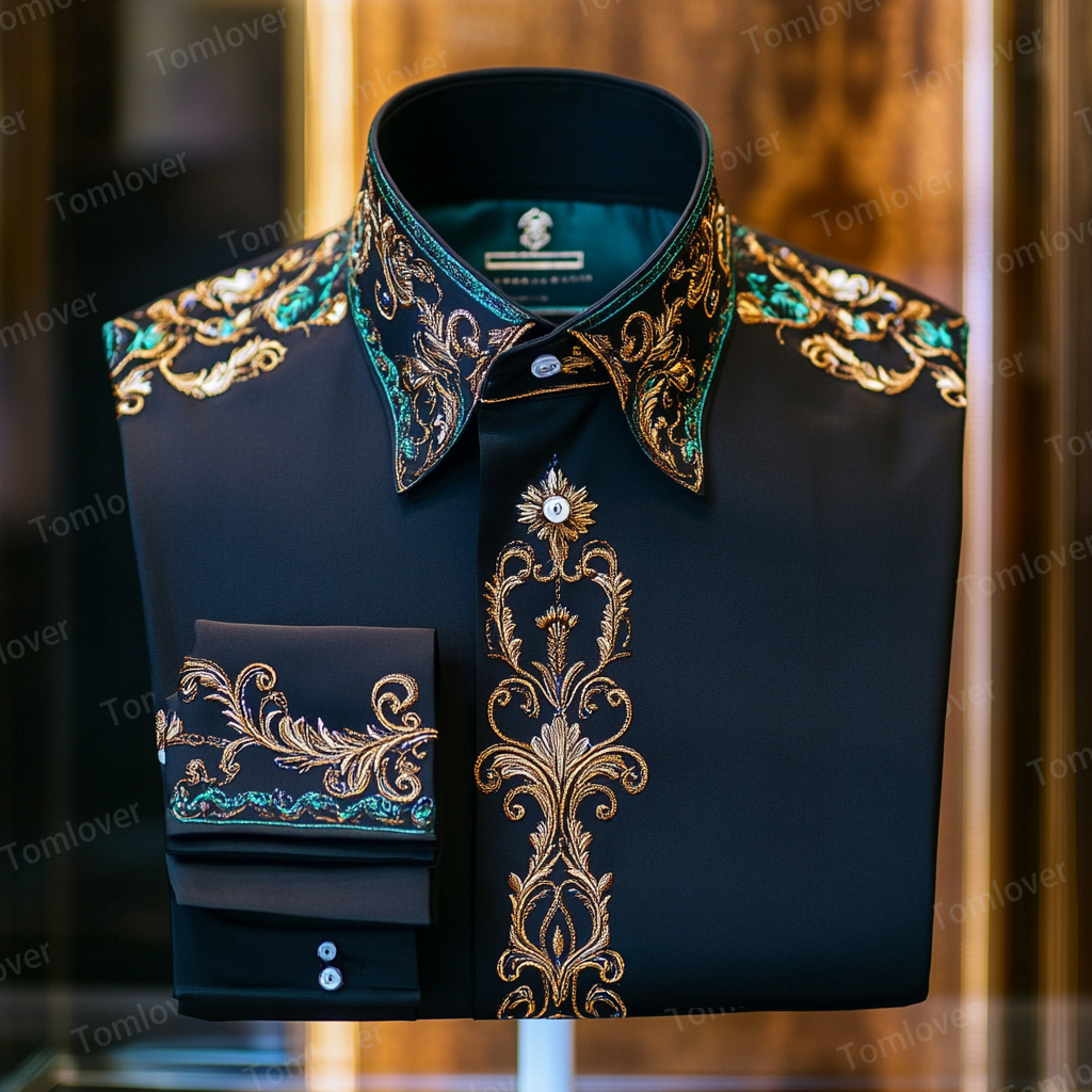 2025 Best Men's Unique Luxe Collection Classic Casual Shirt