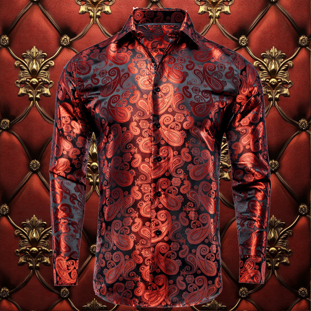 Silk Luxury Business VIP Exclusive Designer unique Luxe Collection long Shirt High Elasticity