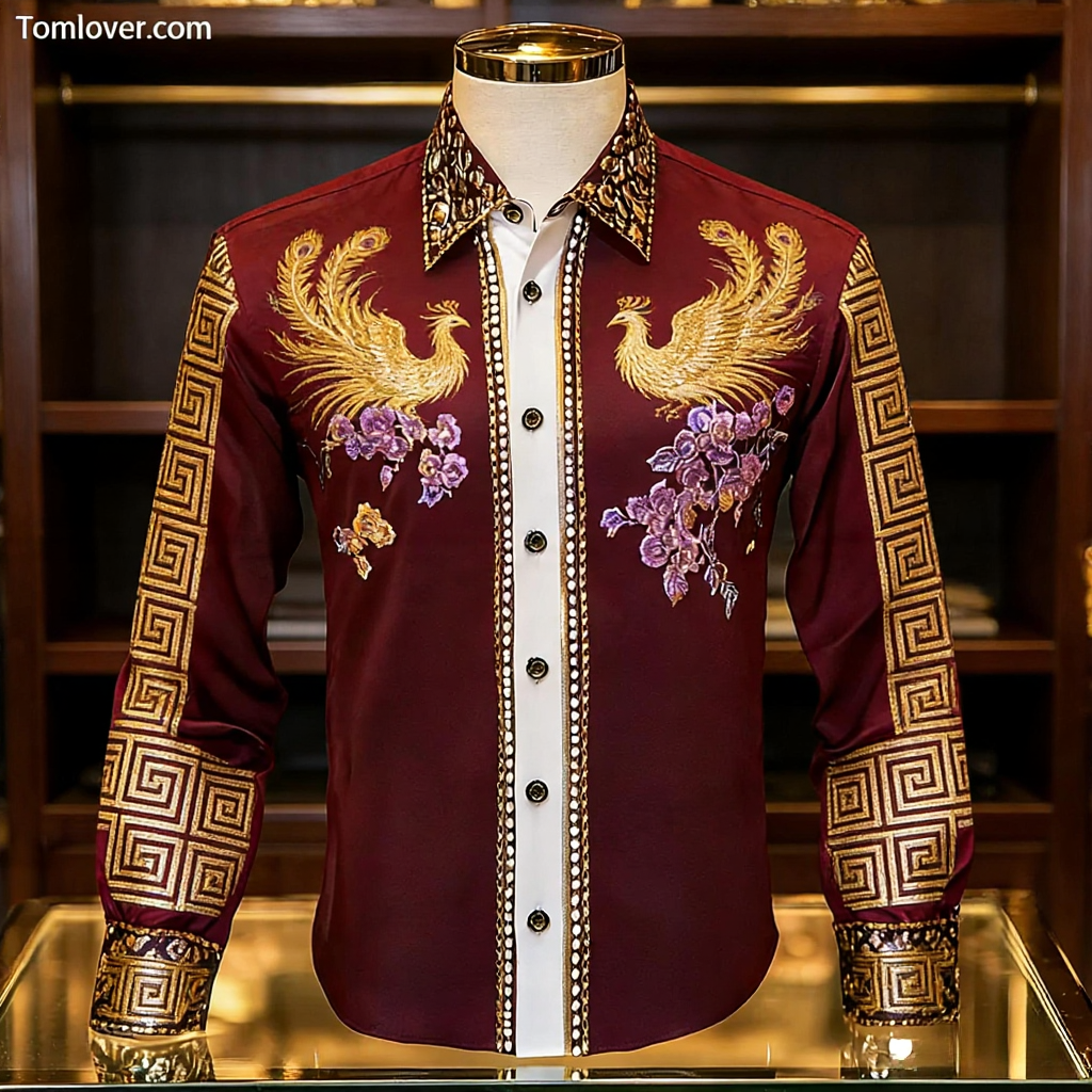 New Luxury Business VIP Exclusive Designer unique Luxe Collection long Shirt High Elasticity