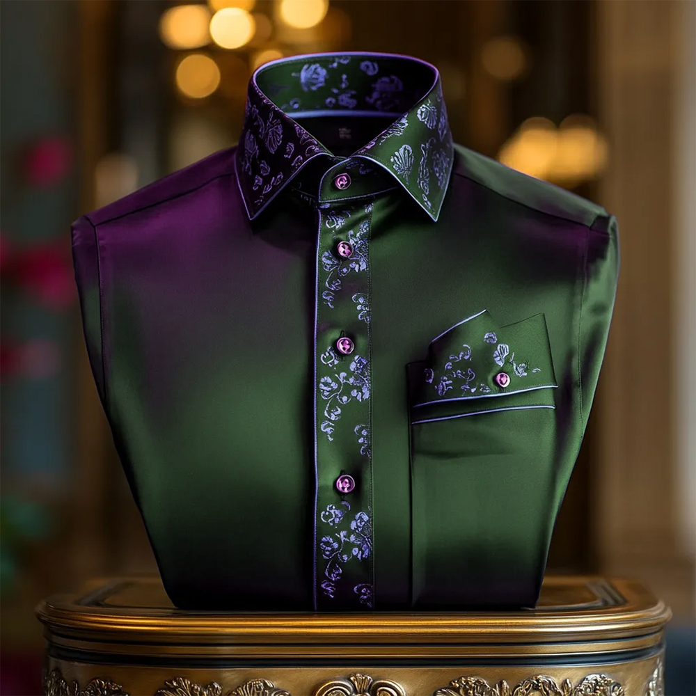 2025 Best Men's Unique Luxe Collection Classic Casual Shirt