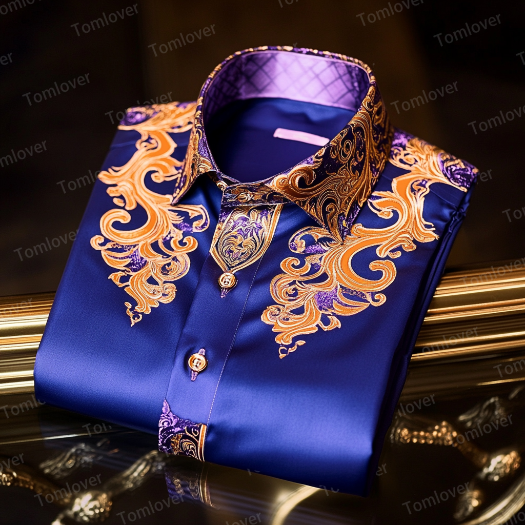 2025 Best Men's Unique Luxe Collection Classic Casual Shirt