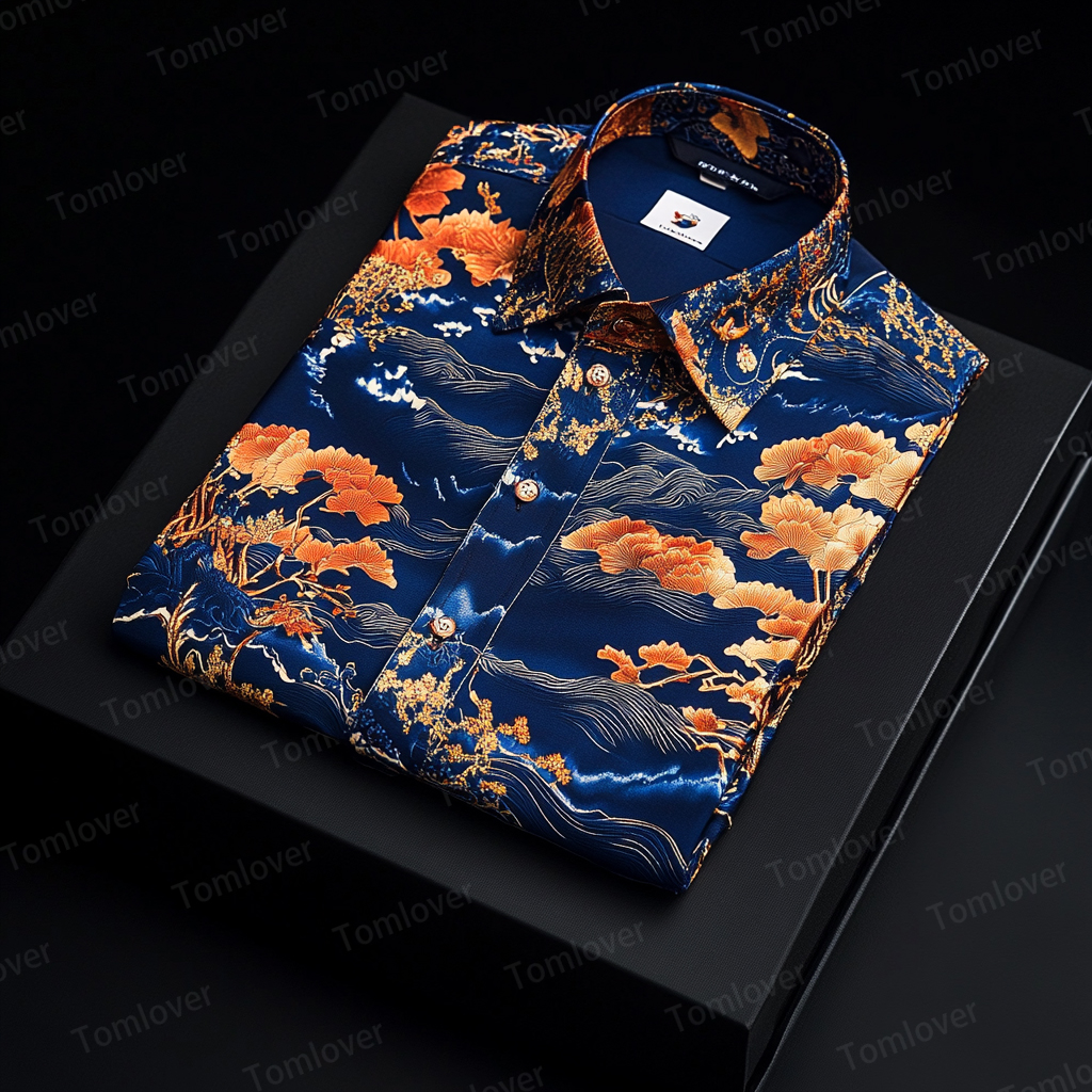 2025 Best Men's Unique Luxe Collection Classic Casual Shirt