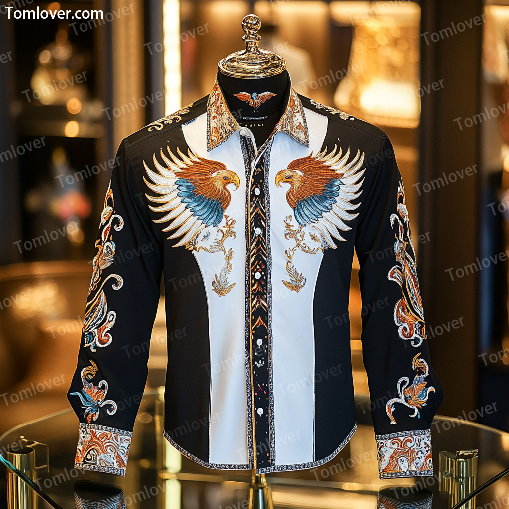 2025 Best Men's Unique Luxe Collection Classic Casual Shirt