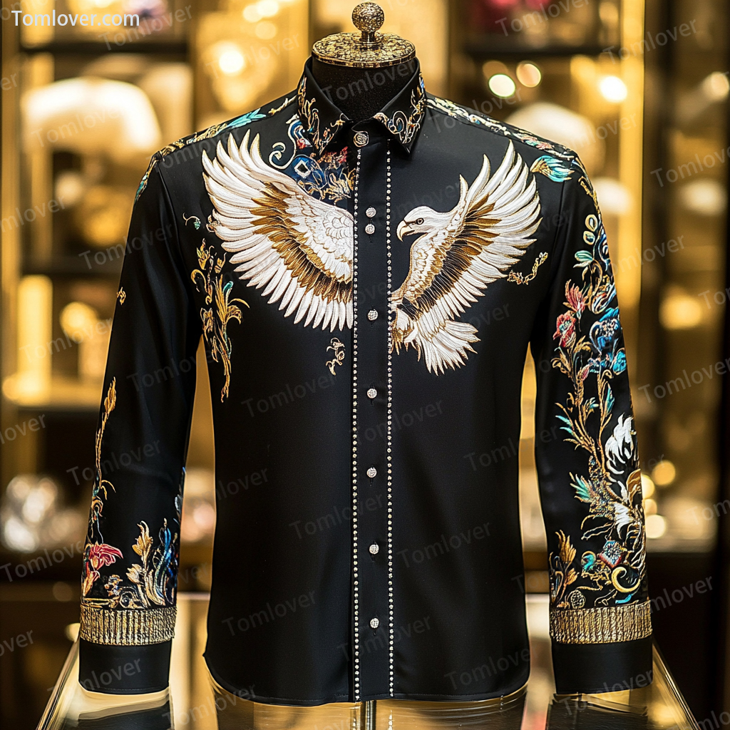 2025 Best Men's Unique Luxe Collection Classic Casual Shirt