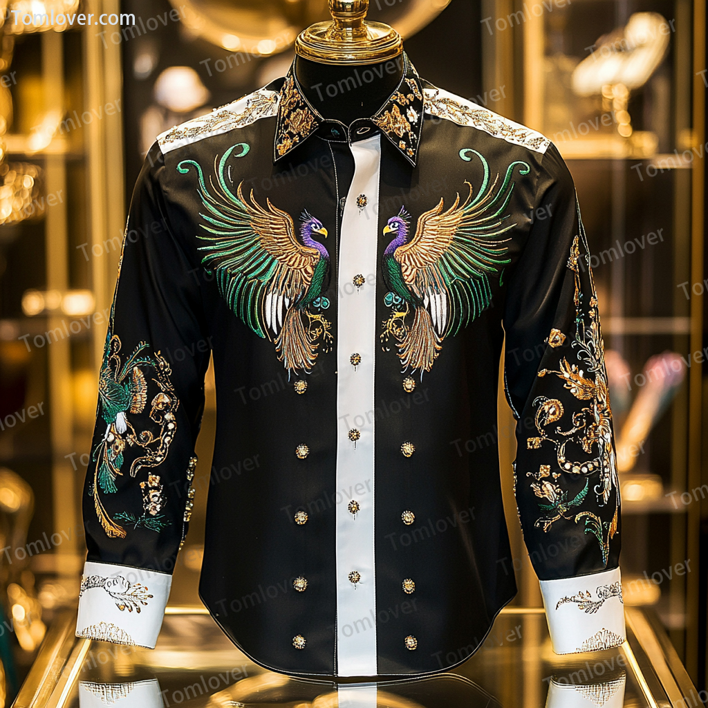 2025 Best Men's Unique Luxe Collection Classic Casual Shirt