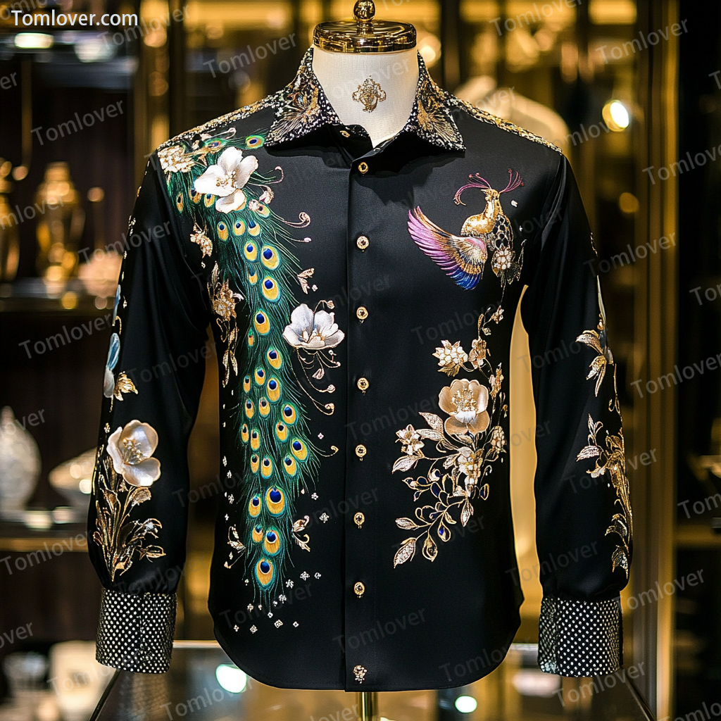 2025 Best Men's Unique Luxe Collection Classic Casual Shirt