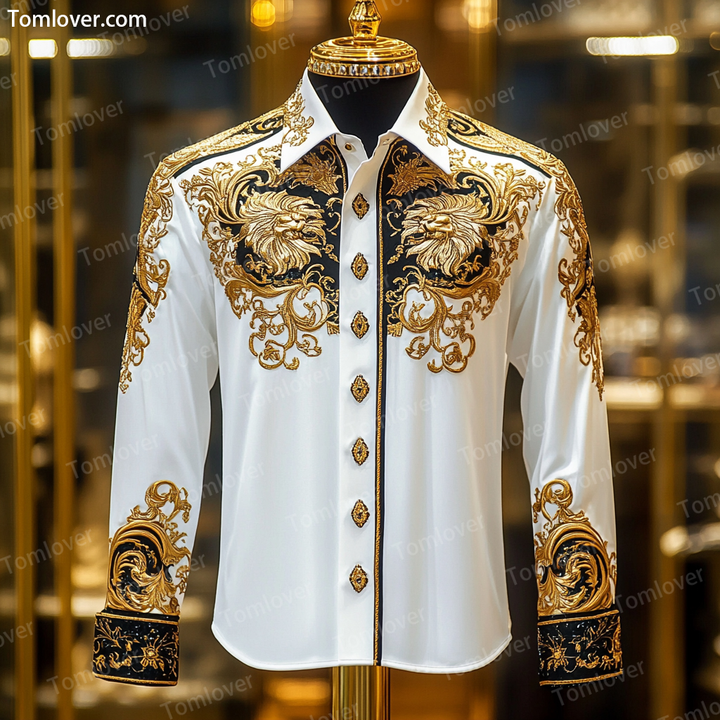 2025 Best Men's Unique Luxe Collection Classic Casual Shirt