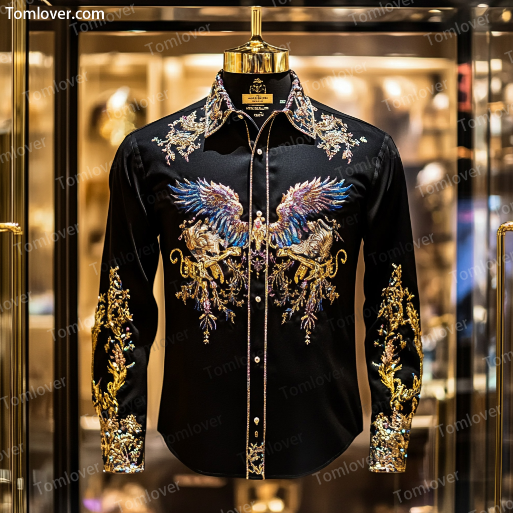 2025 Best Men's Unique Luxe Collection Classic Casual Shirt