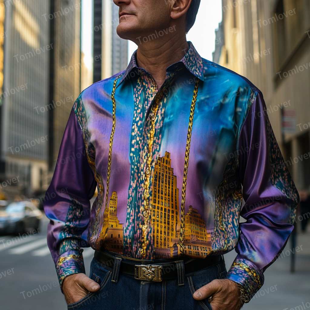 2025 Best Men's Unique Luxe Collection Classic Casual Shirt