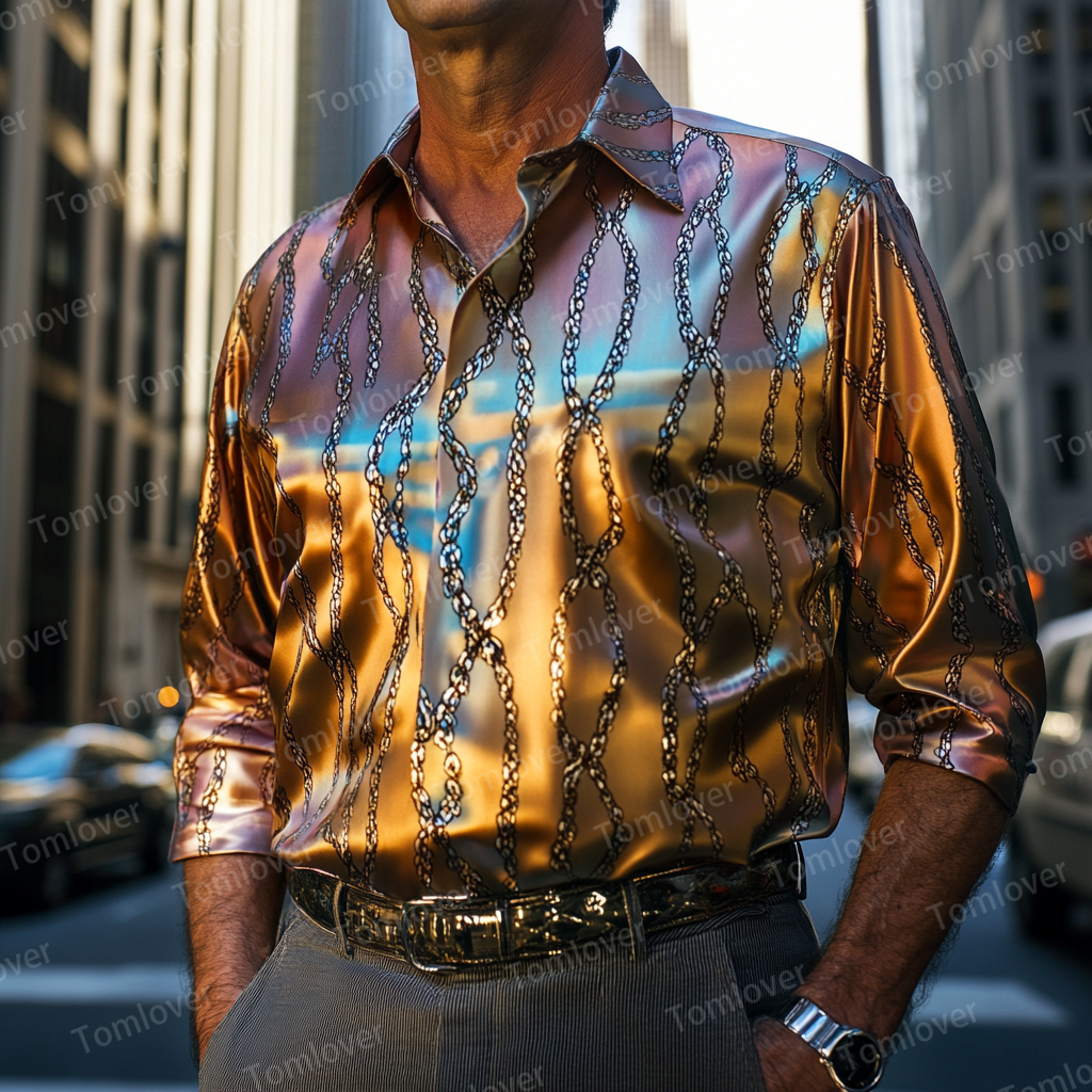 2025 Best Men's Unique Luxe Collection Classic Casual Shirt