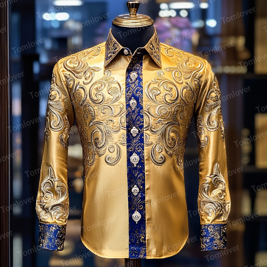 2025 Best Men's Unique Luxe Collection Classic Casual Shirt