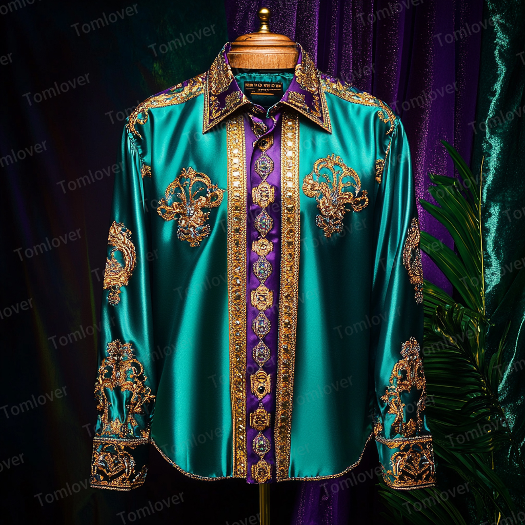 2025 Best Men's Unique Luxe Collection Classic Casual Shirt