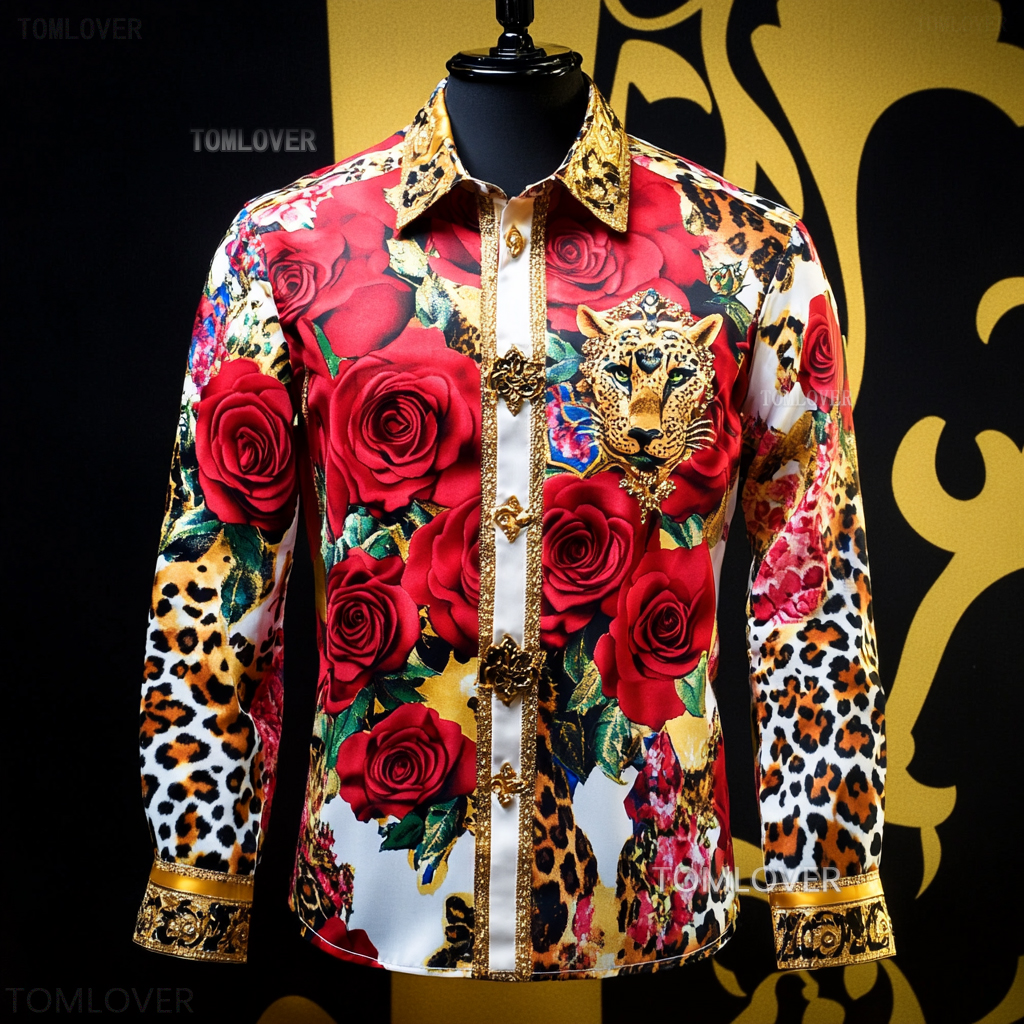 2025 Best Men's Unique Luxe Collection Classic Casual Shirt