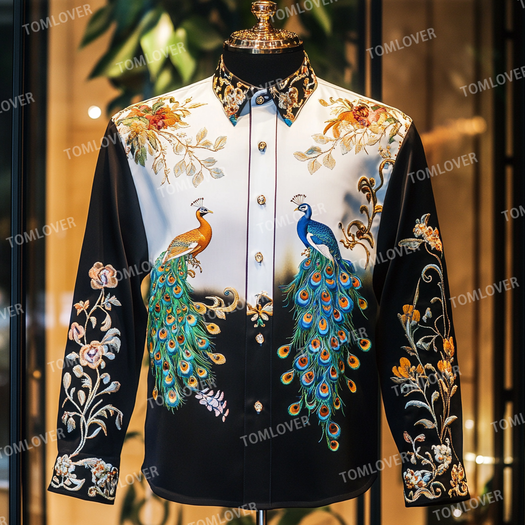 2025 Best Men's Unique Luxe Collection Classic Casual Shirt