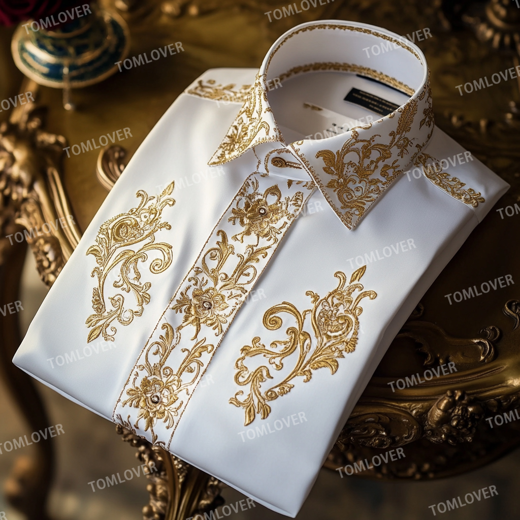 2025 High Elasticity Men's Classic design Unique Luxe Collection Classic Casual Shirt