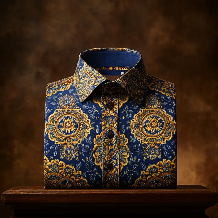 Best Unique Luxe Collection Effortless chic Shirt High Elasticity men's printed shirt