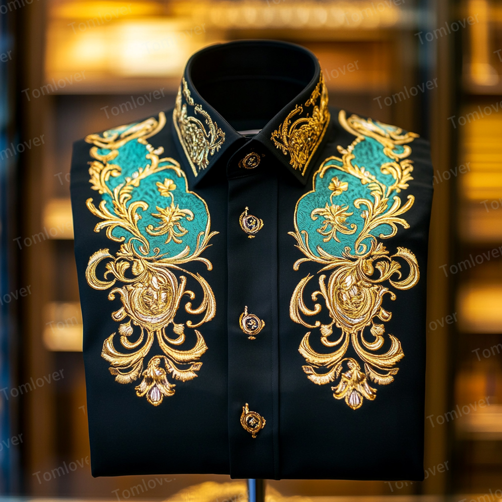 2025 Best Men's Unique Luxe Collection Classic Casual Shirt