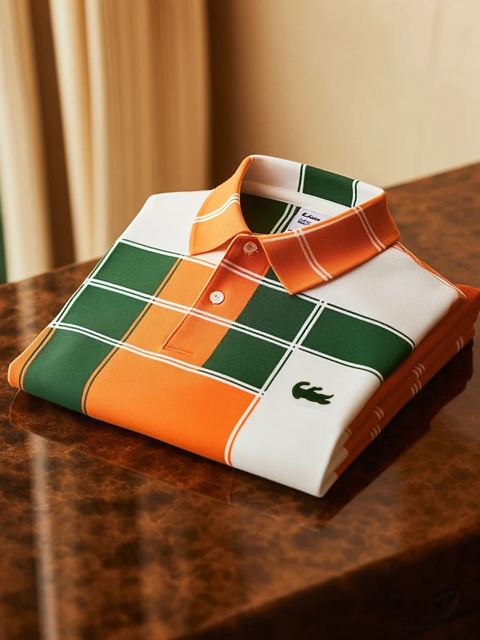 Men's Classic Business Logo Button Short Sleeve Polo Shirt