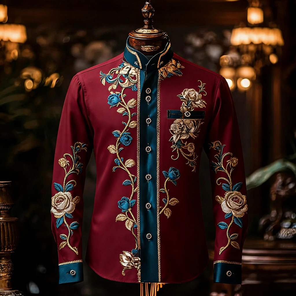 Silk Luxury Business VIP Exclusive Designer unique Luxe Collection long Shirt High Elasticity