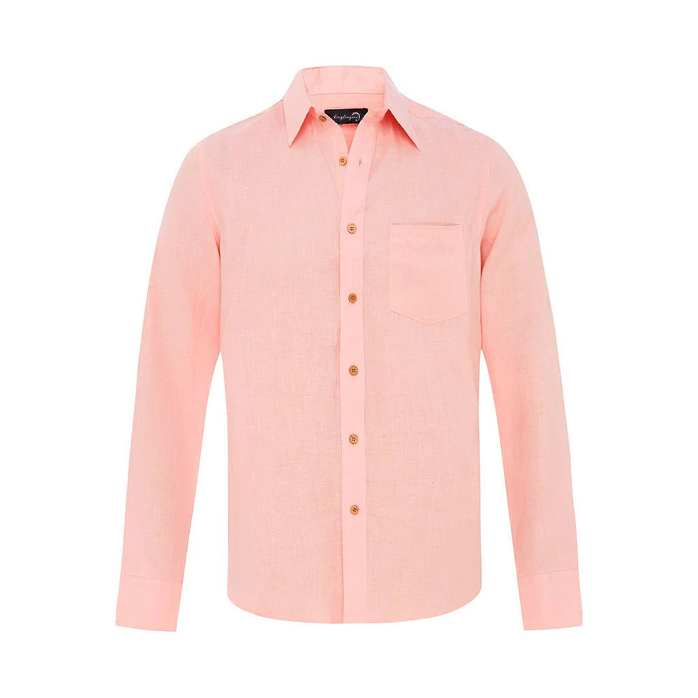 Hawaiian Men's Mid Cotton Button-down Aloha Shirt fashion printed pattern long-sleeved Shirt