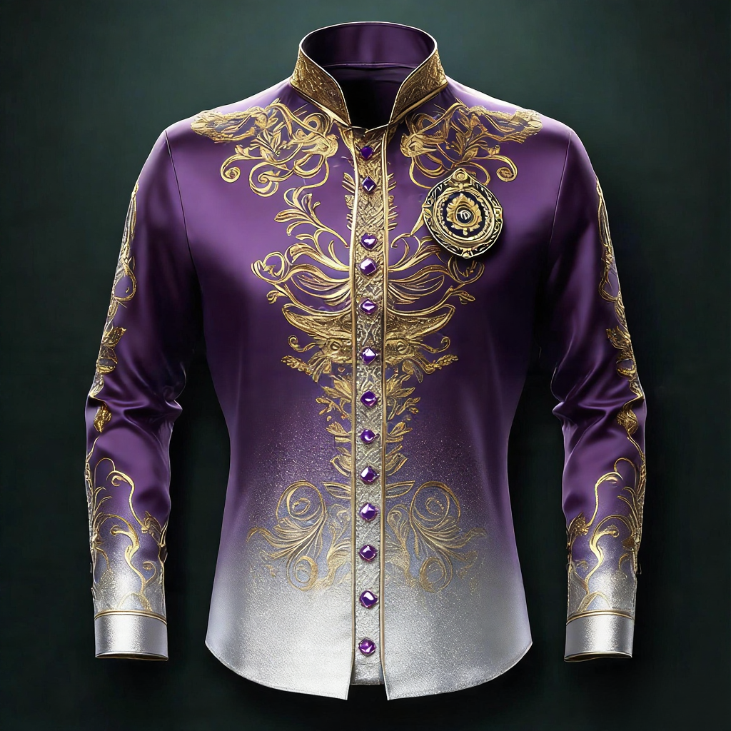 Silk Luxury Business VIP Exclusive Designer unique Luxe Collection long Shirt High Elasticity