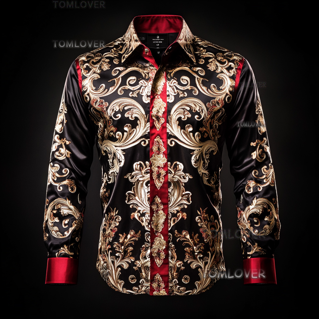 2025 Best Men's Unique Luxe Collection Classic Casual Shirt