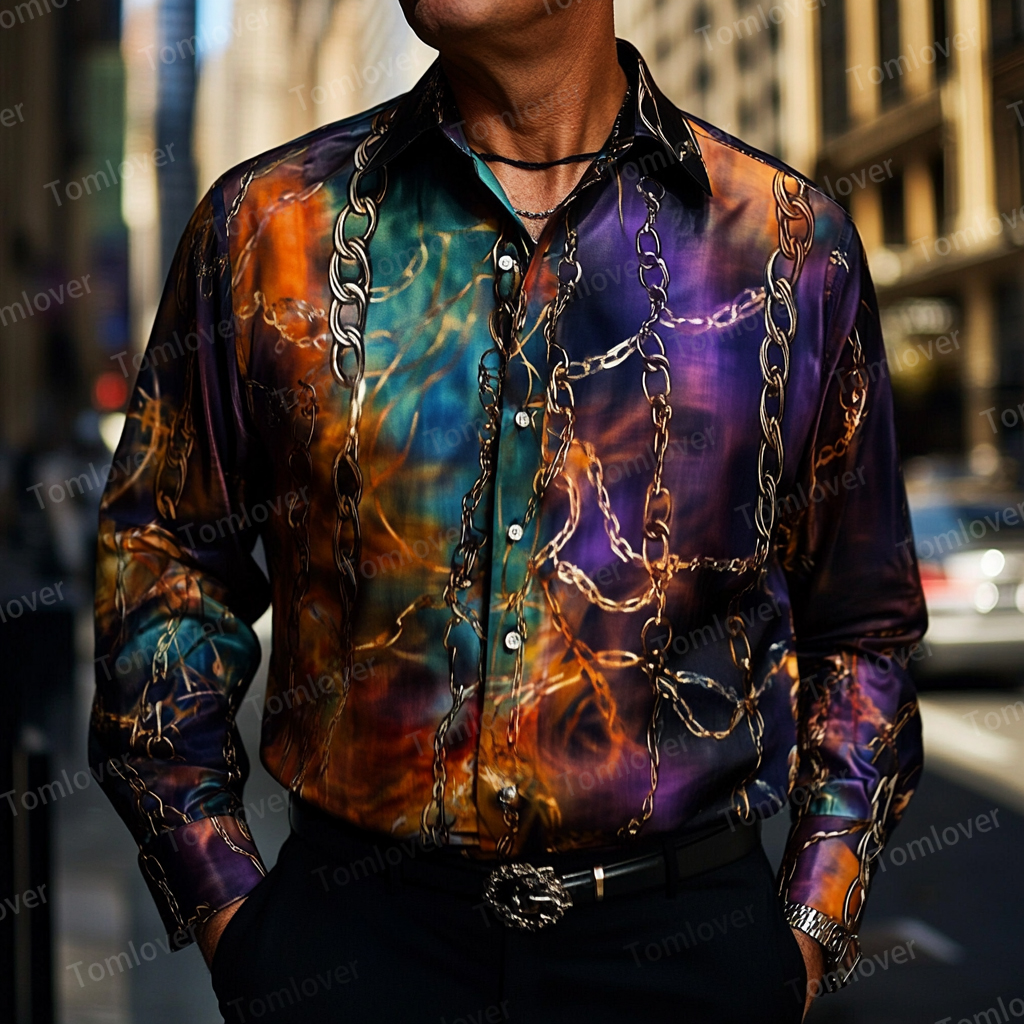 2025 Best Men's Unique Luxe Collection Classic Casual Shirt