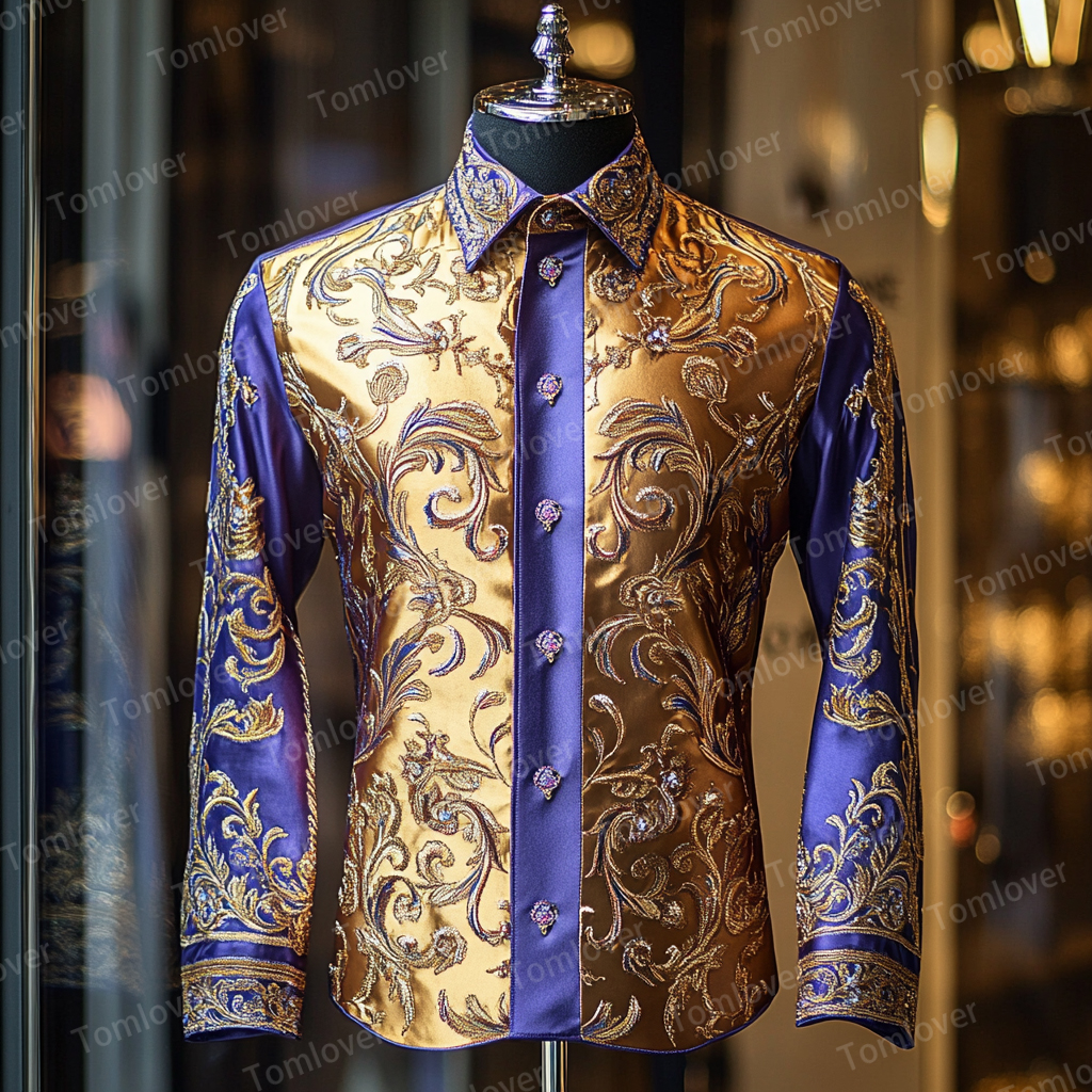 2025 Best Men's Unique Luxe Collection Classic Casual Shirt