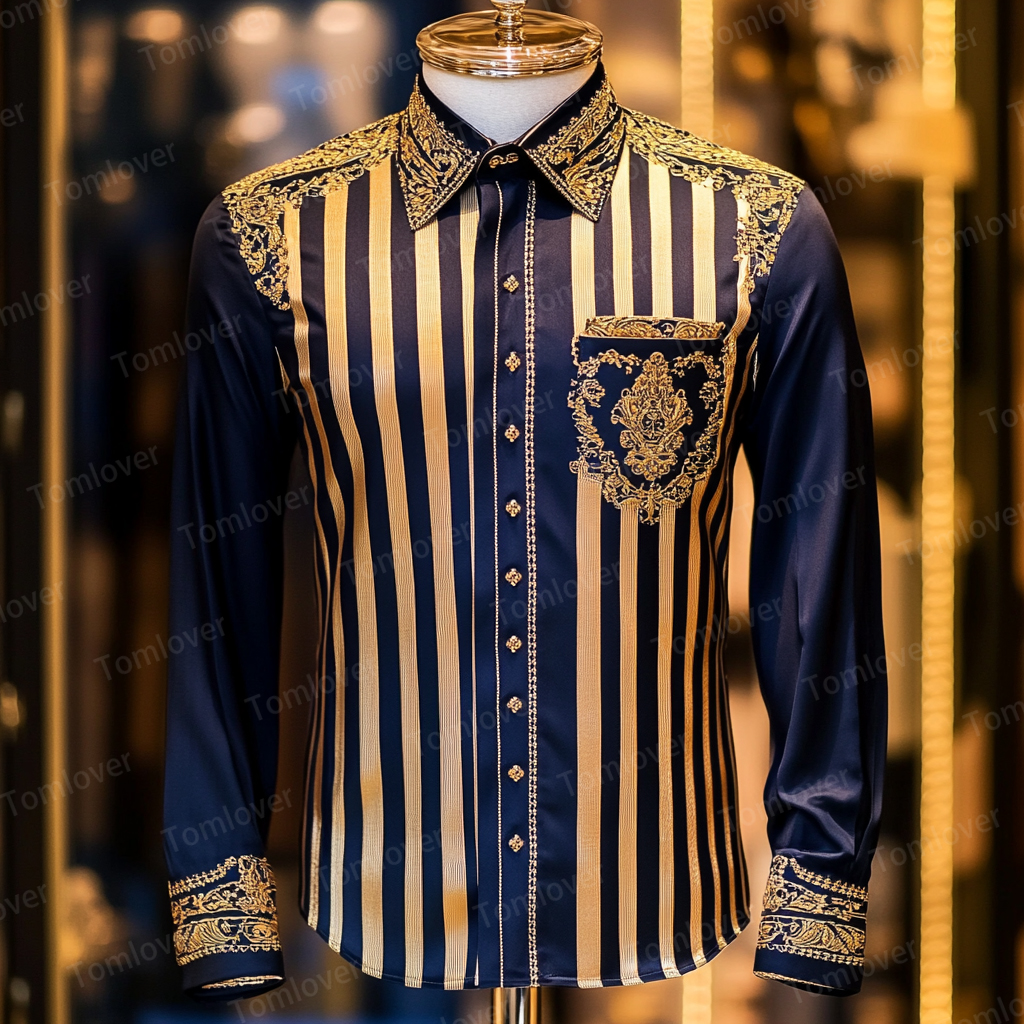 2025 Best Men's Unique Luxe Collection Classic Casual Shirt