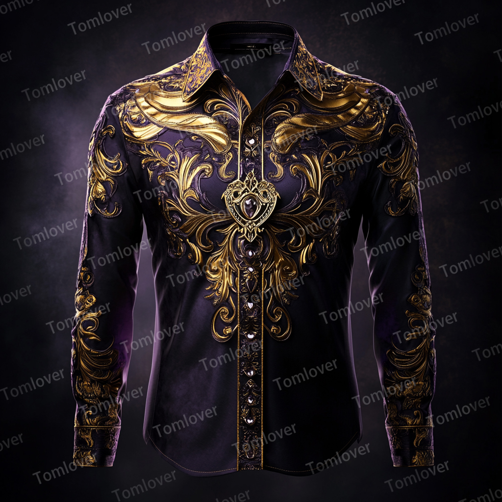 2025 Best Men's Unique Luxe Collection Classic Casual Shirt