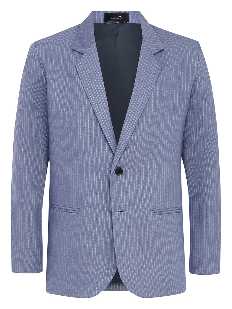 100% Hand Woven Raw Silk Men's Luxury Business Casual Fashion Blazer Suit Jacket