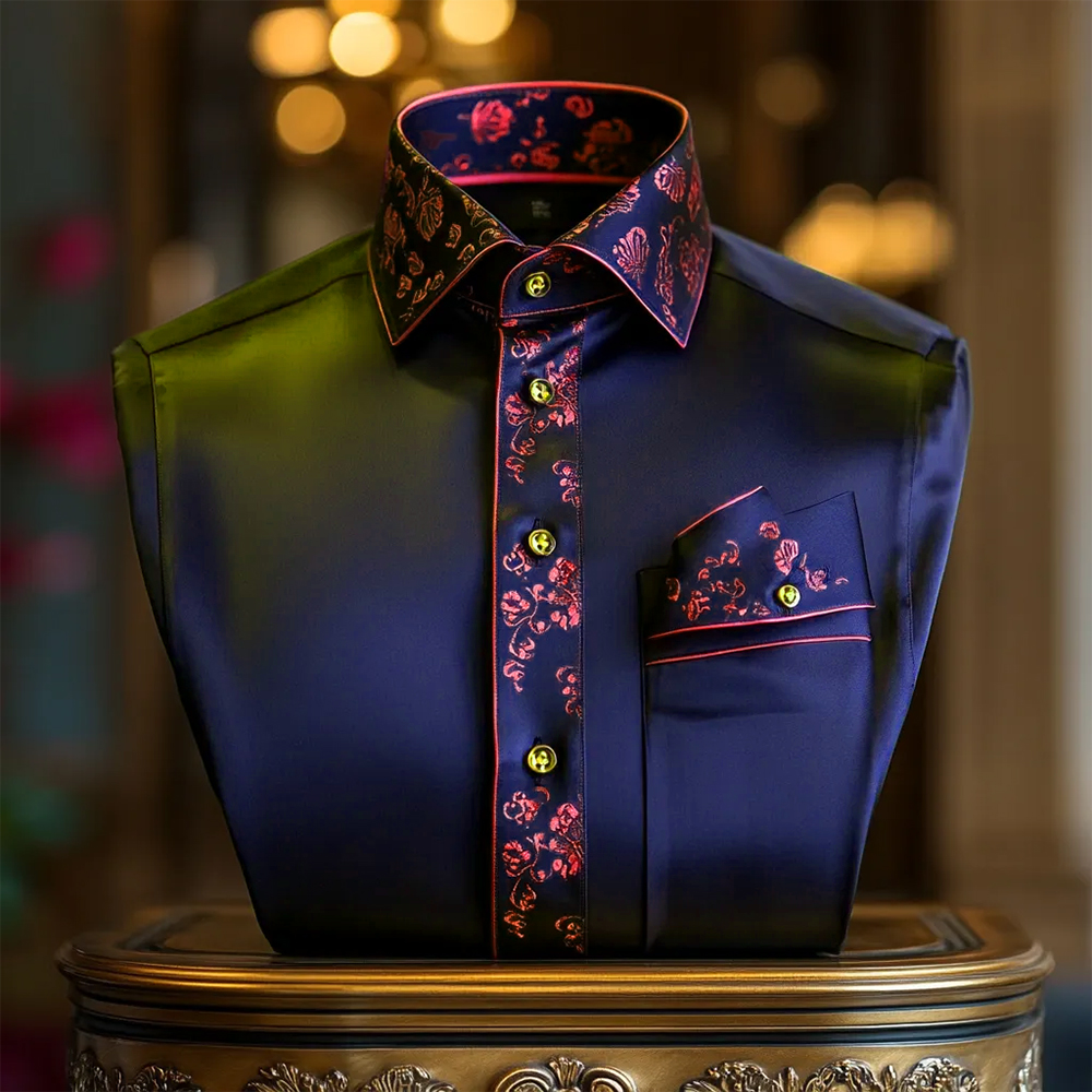 2025 Best Men's Unique Luxe Collection Classic Casual Shirt