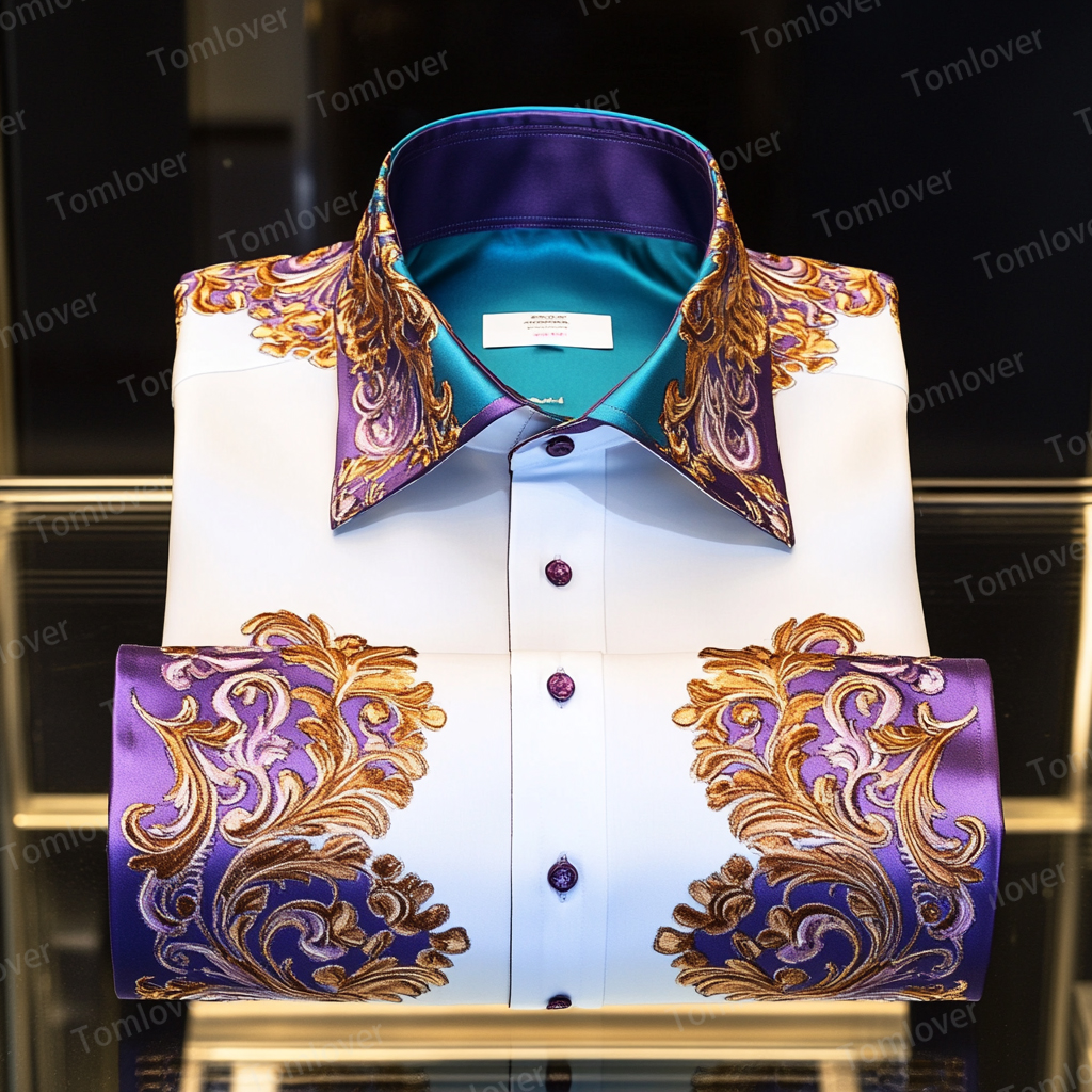 2025 Best Men's Unique Luxe Collection Classic Casual Shirt