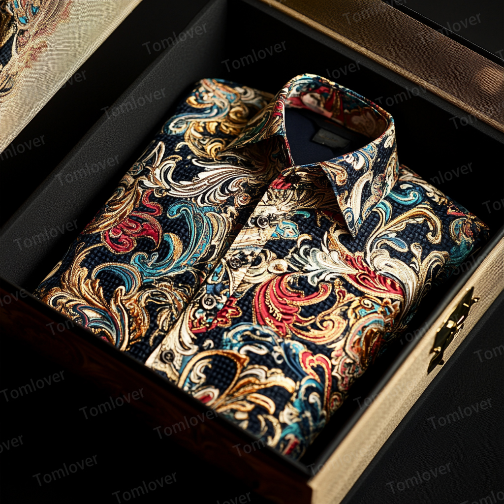 2025 Best Men's Unique Luxe Collection Classic Casual Shirt